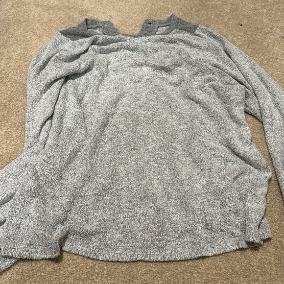 Cherish long sleeve top, super soft grey - Picture 4 of 5